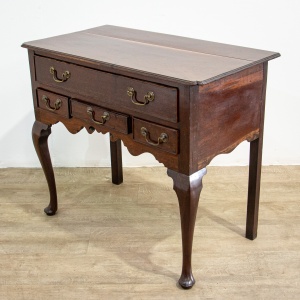 George III Mahogany & Oak Lowboy