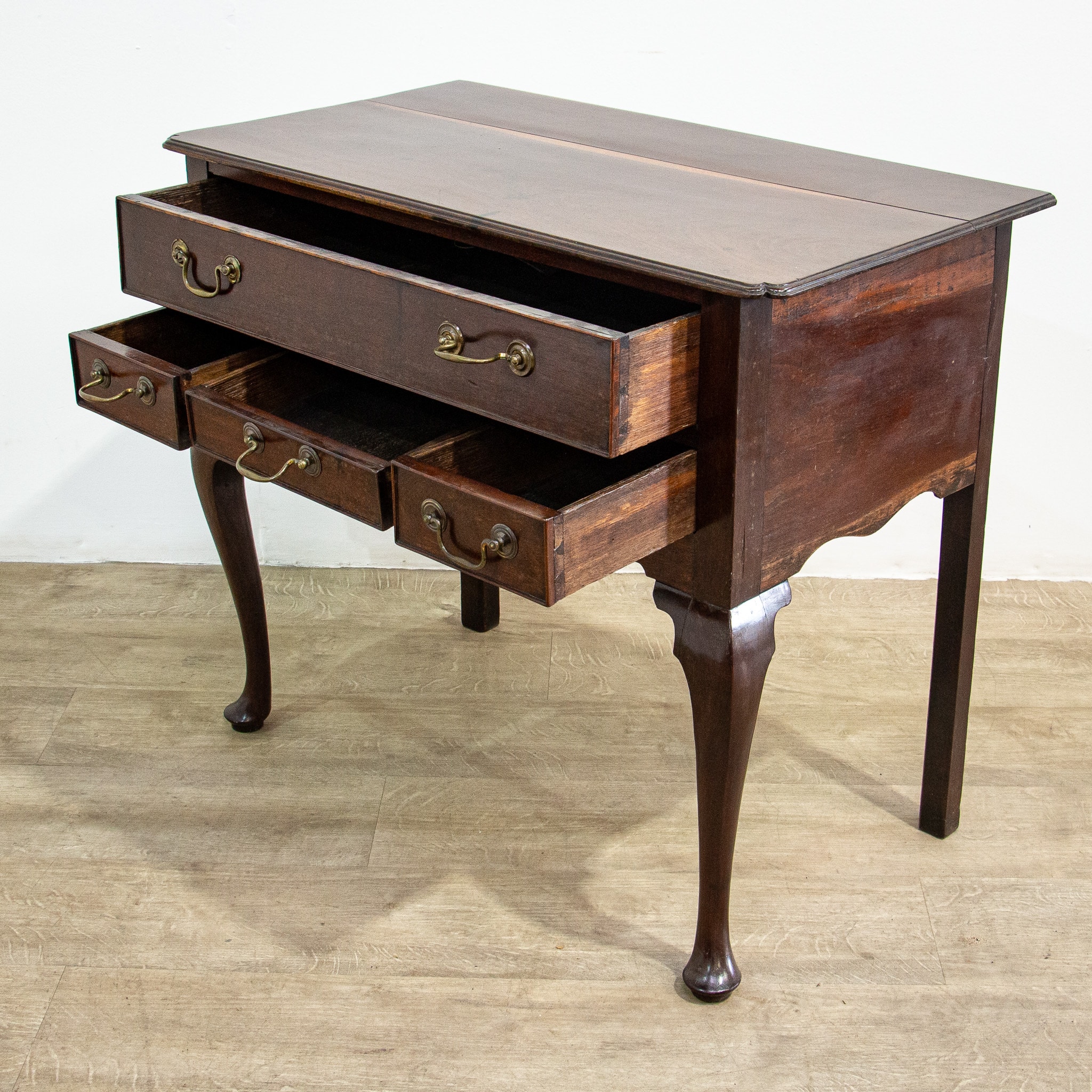 George III Mahogany & Oak Lowboy