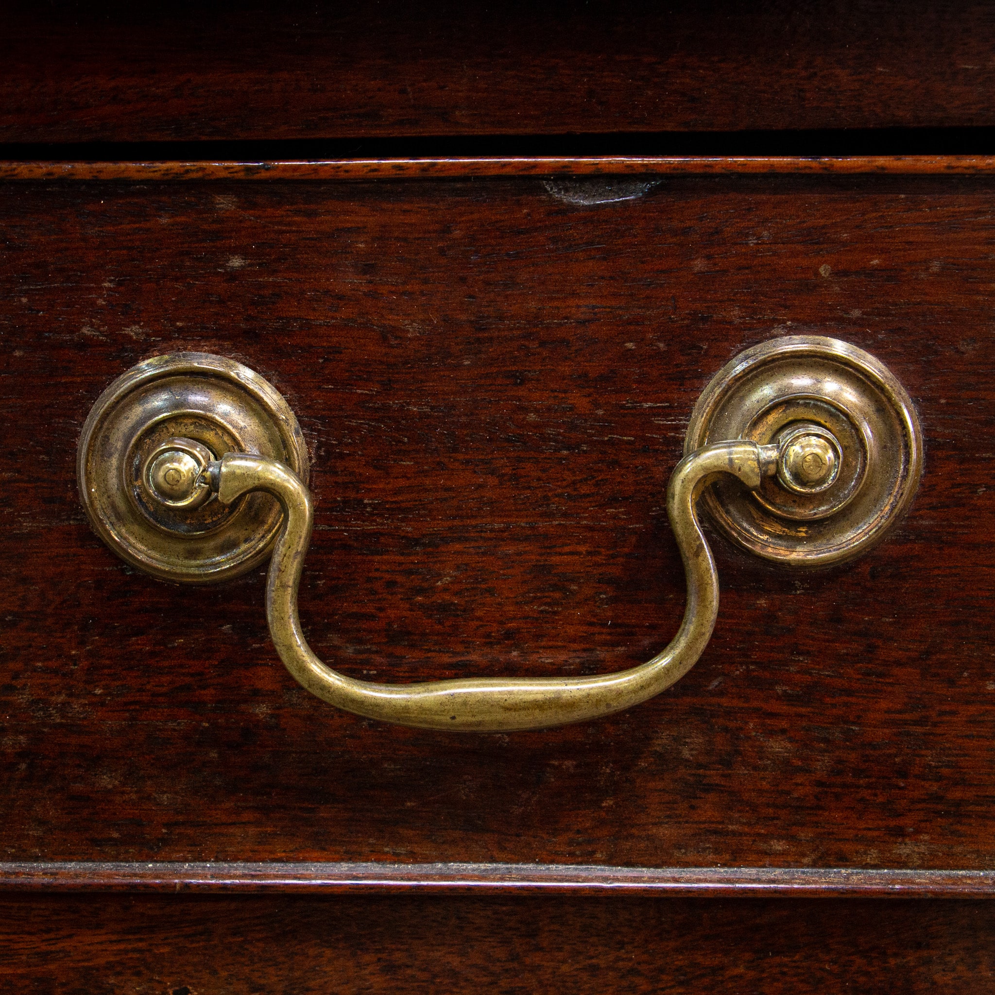 George III Mahogany & Oak Lowboy