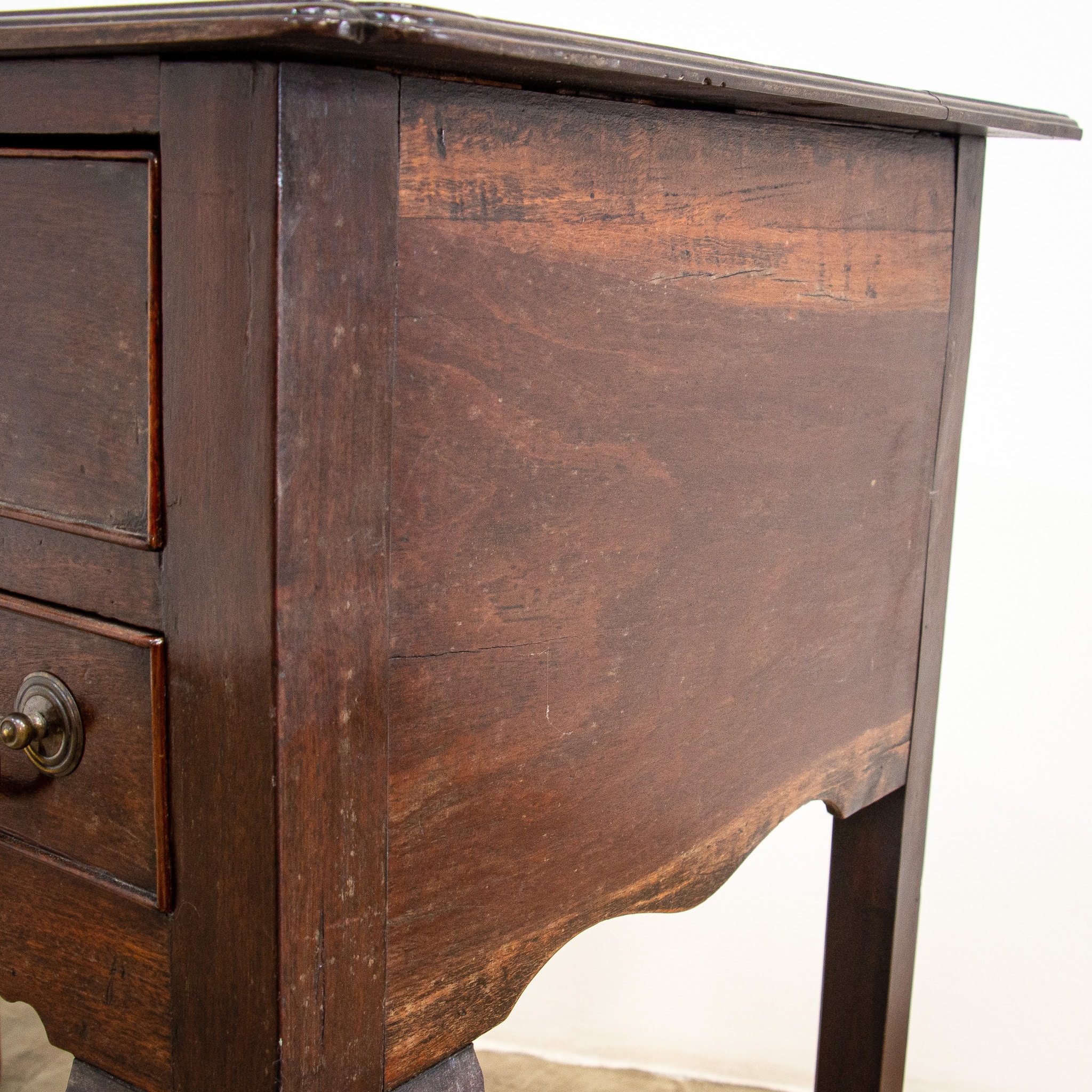 George III Mahogany & Oak Lowboy
