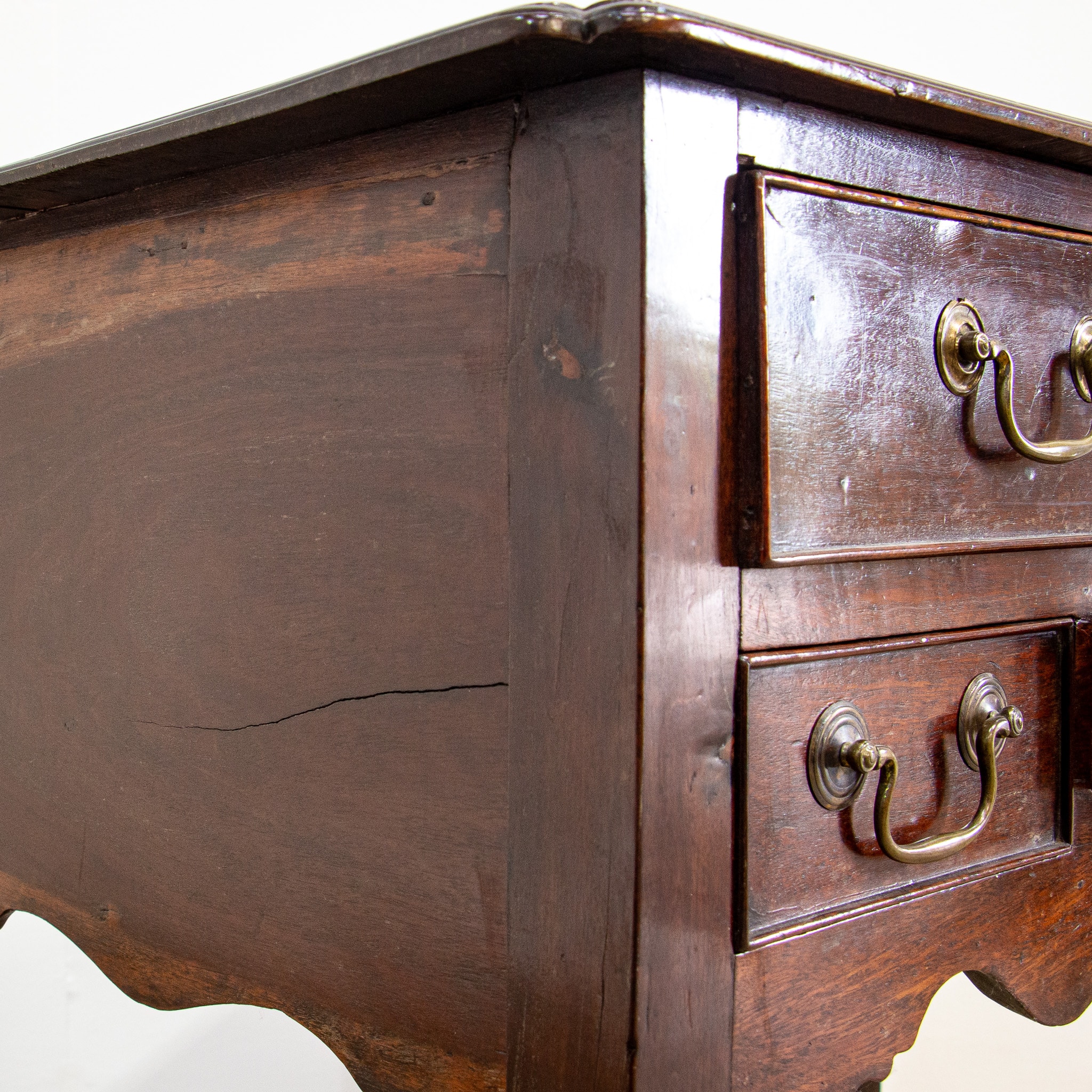 George III Mahogany & Oak Lowboy