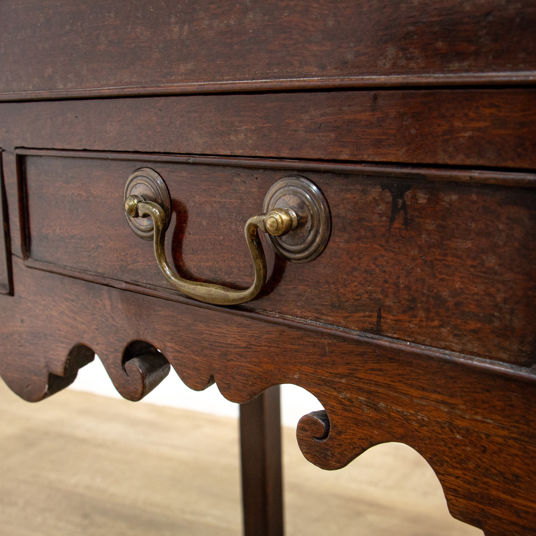 George III Mahogany & Oak Lowboy