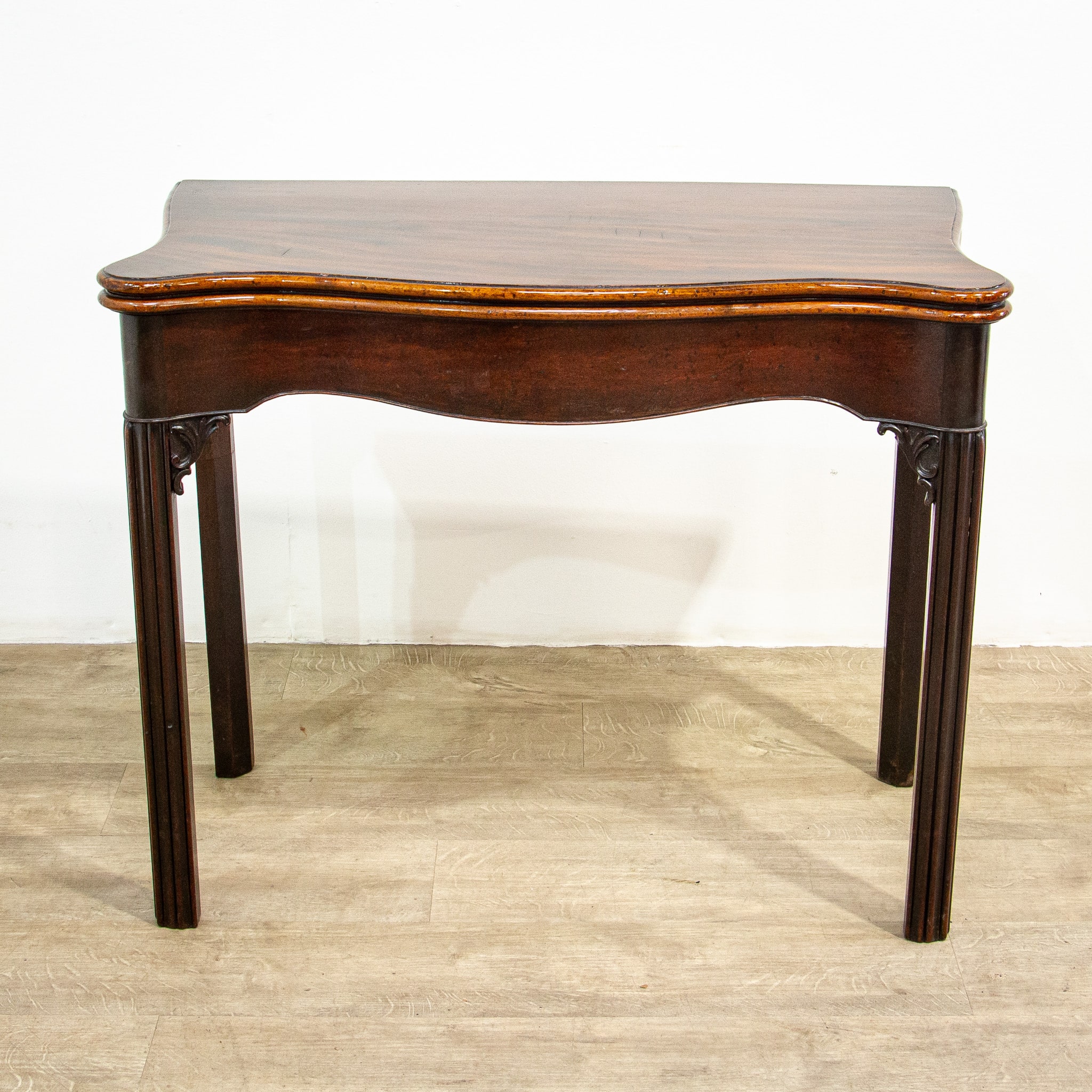 Georgian Mahogany Folding Tea Table