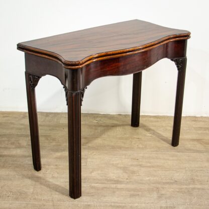 Georgian Mahogany Folding Tea Table - Image 12