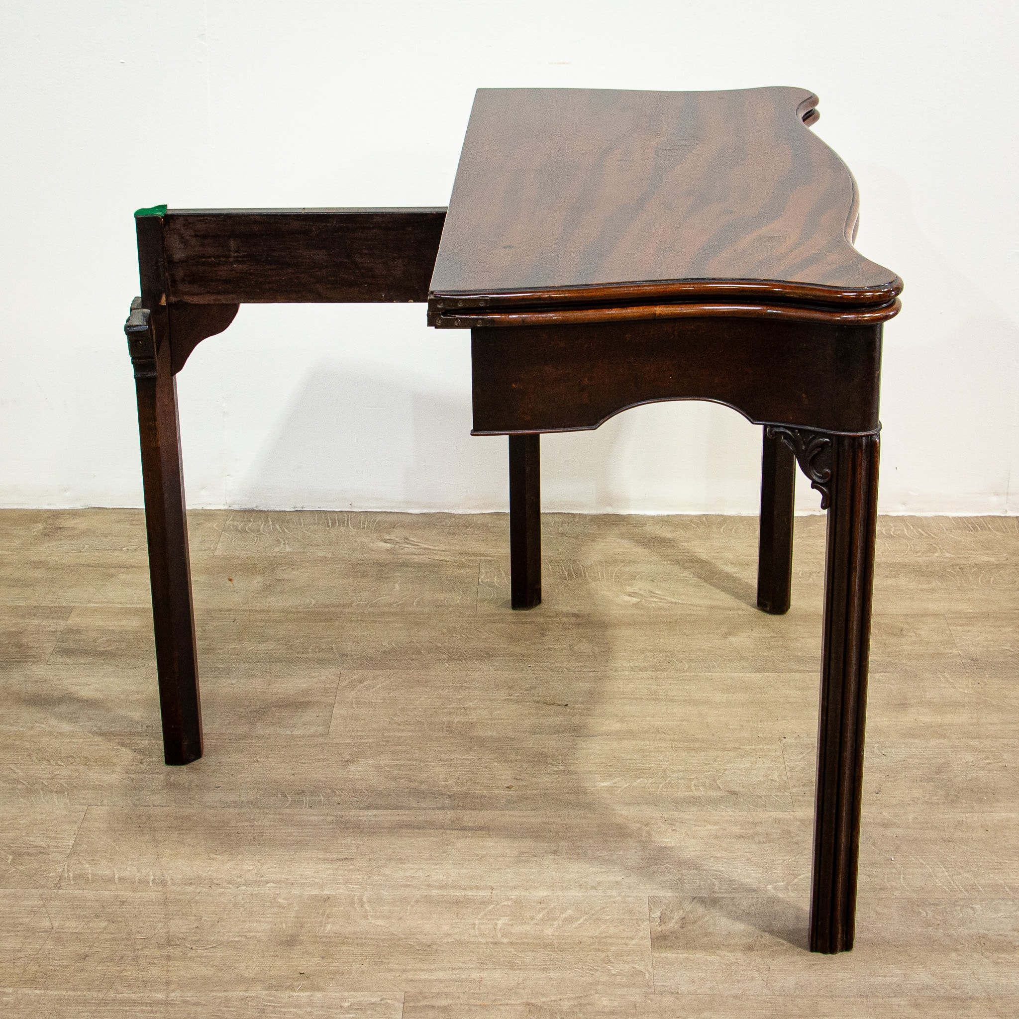 Georgian Mahogany Folding Tea Table