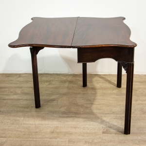 Georgian Mahogany Folding Tea Table