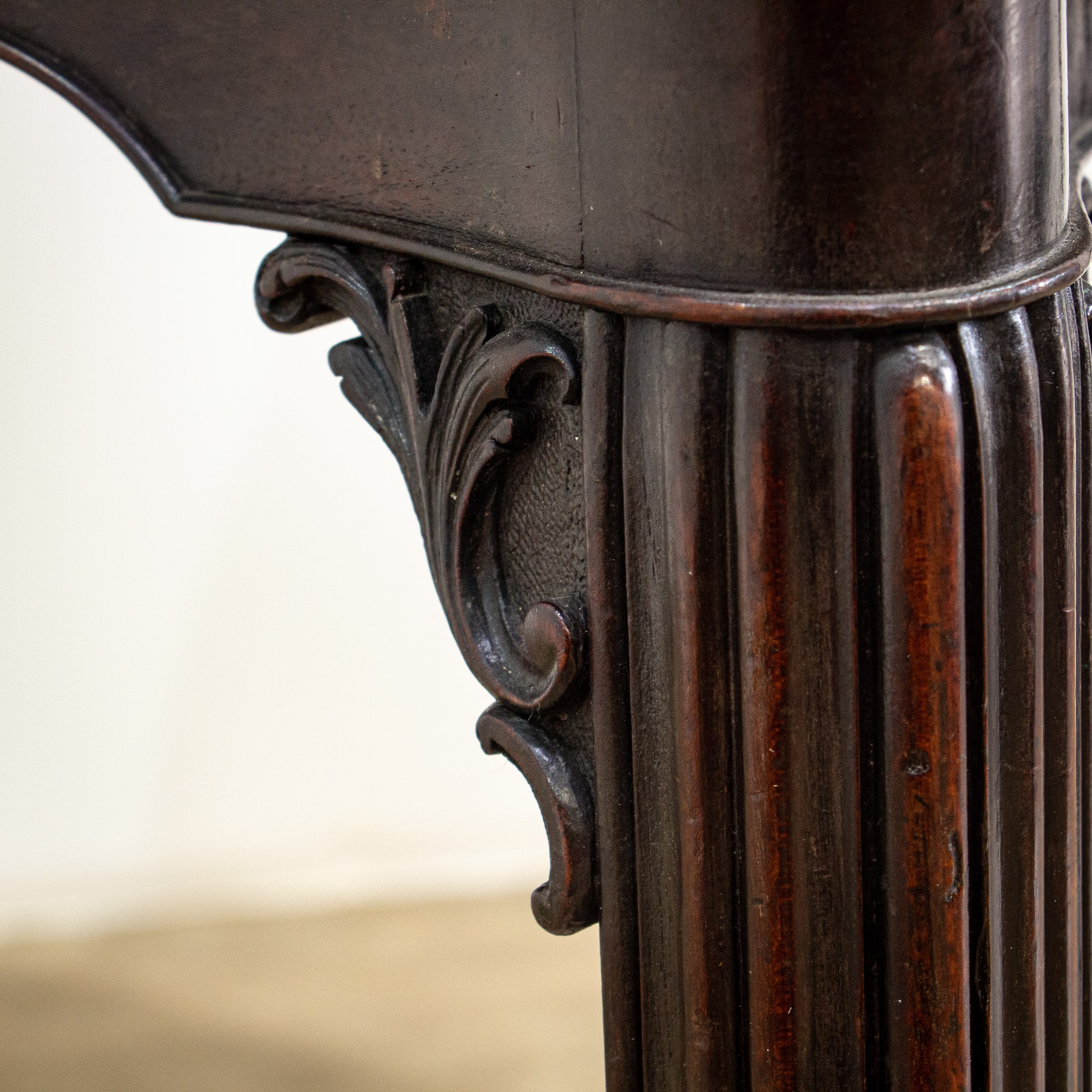 Georgian Mahogany Folding Tea Table