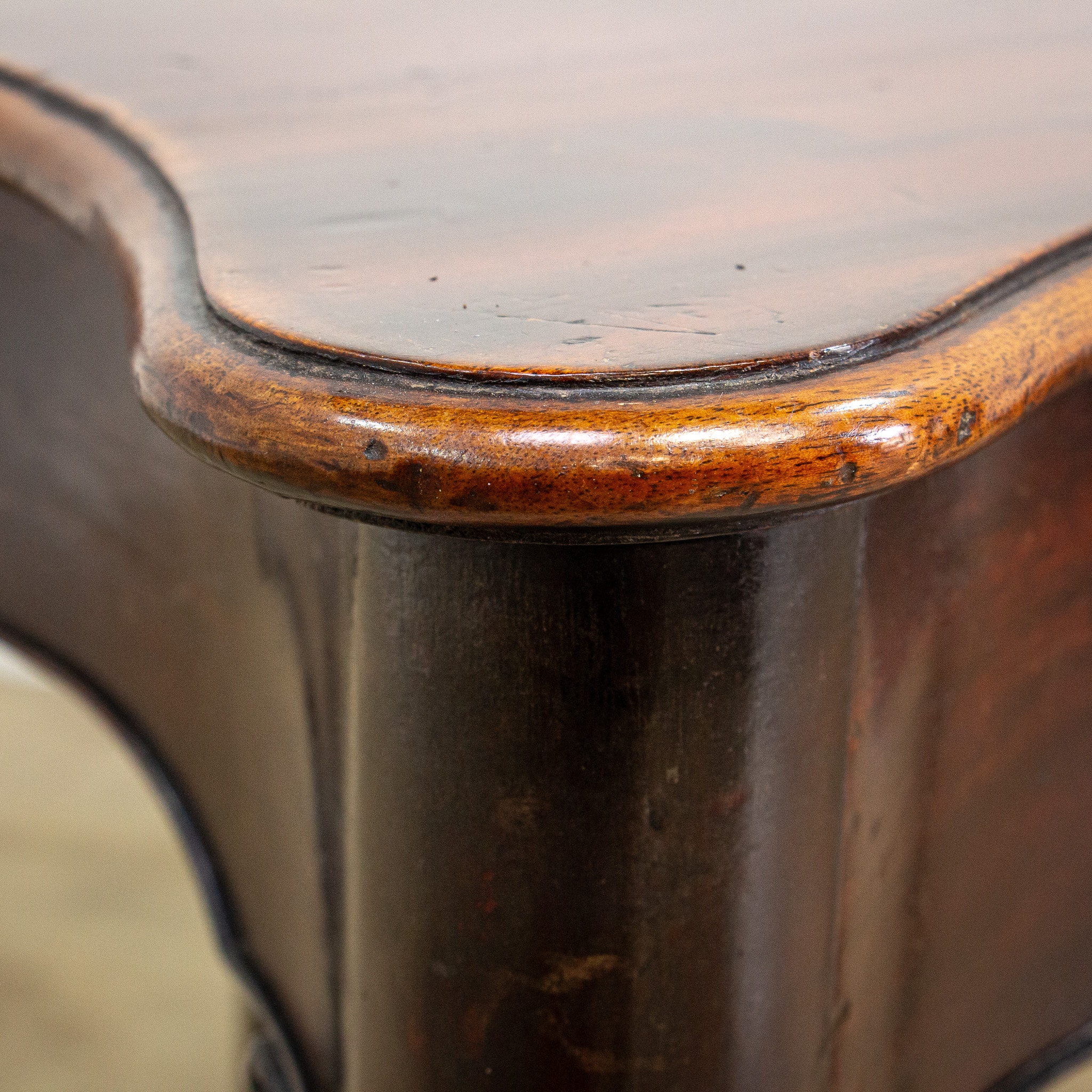 Georgian Mahogany Folding Tea Table