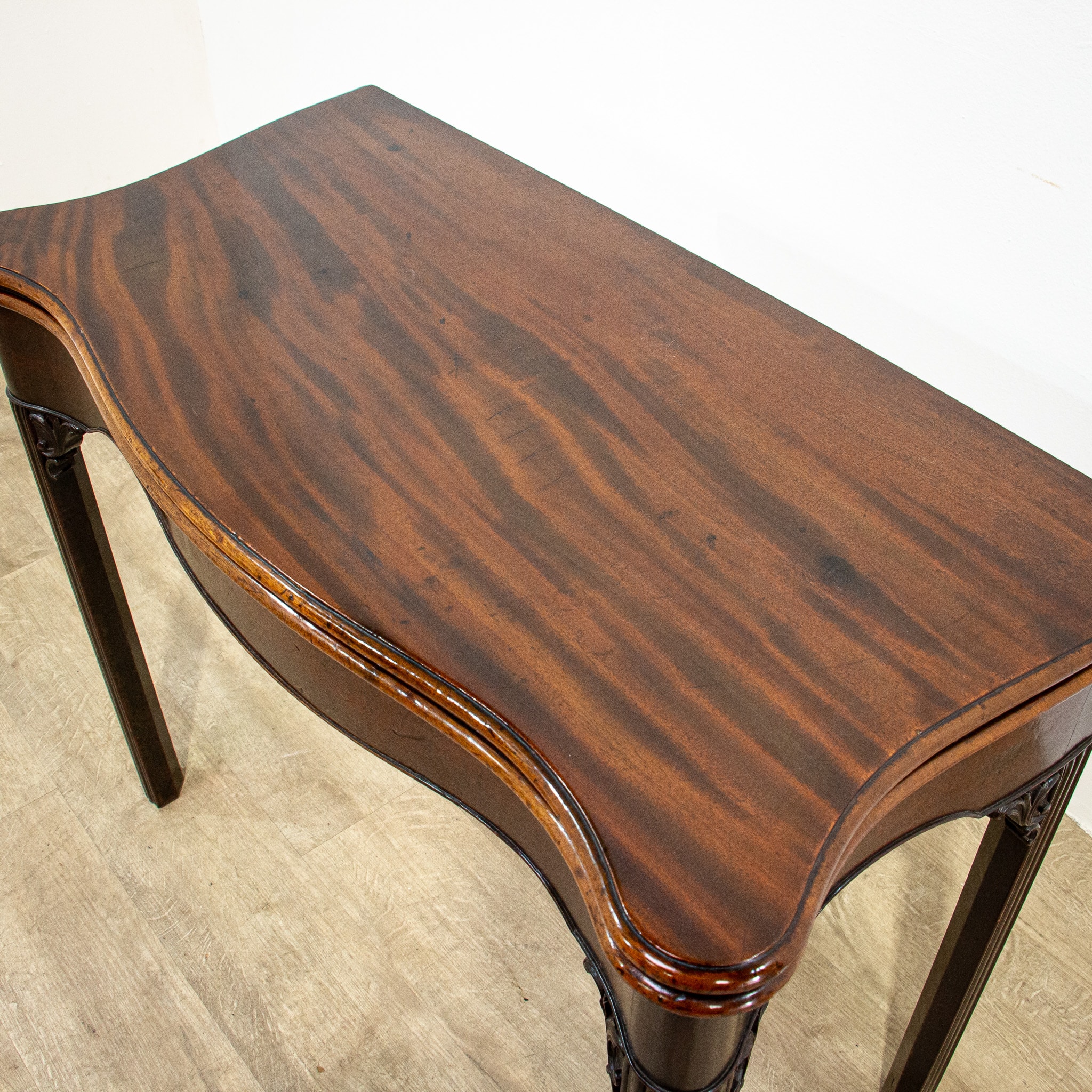 Georgian Mahogany Folding Tea Table