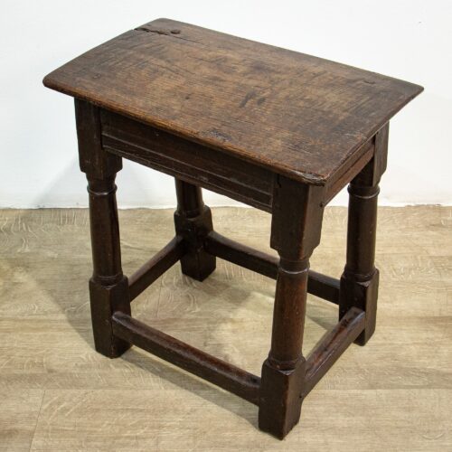17th Century Oak Joint Stool