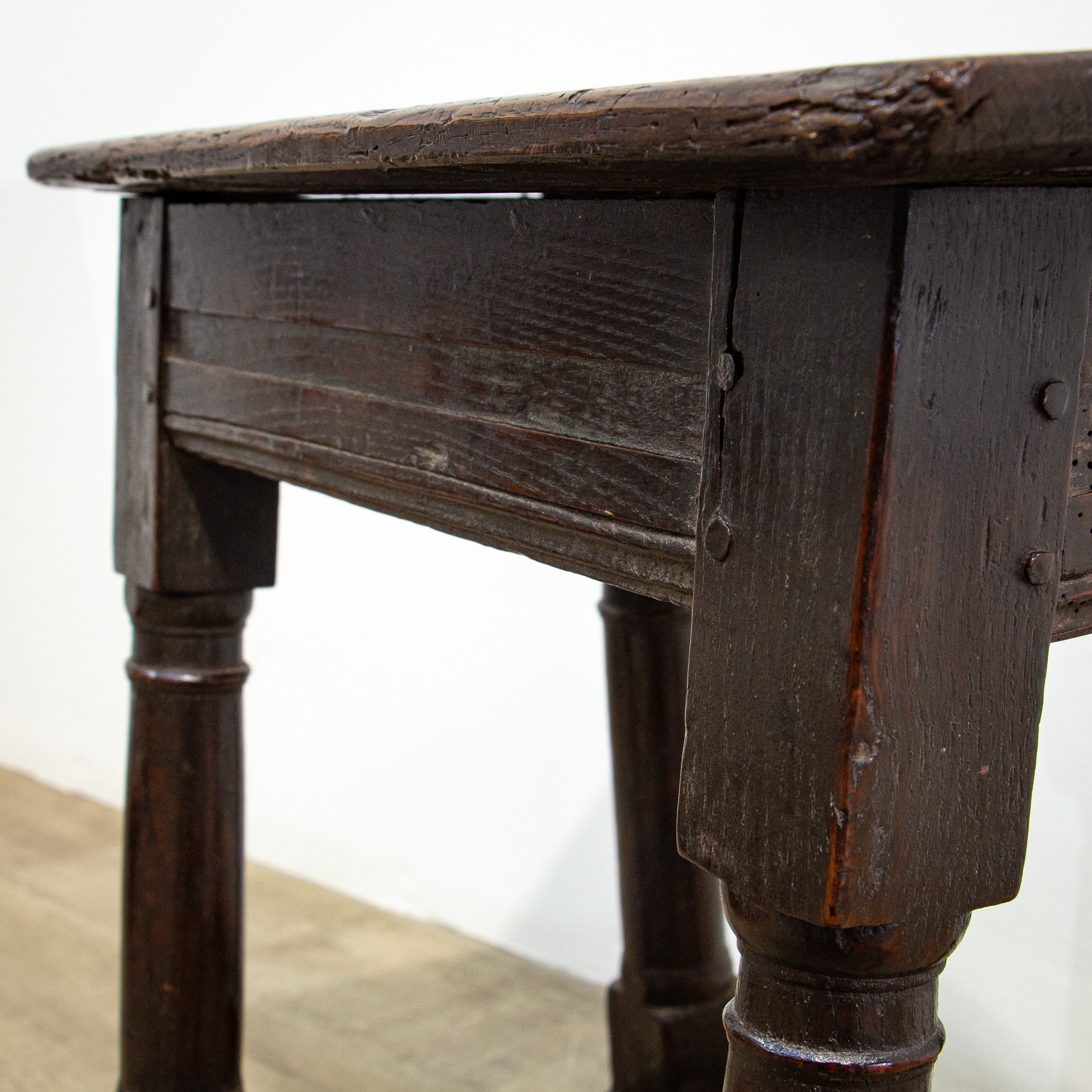 17th Century Oak Joint Stool