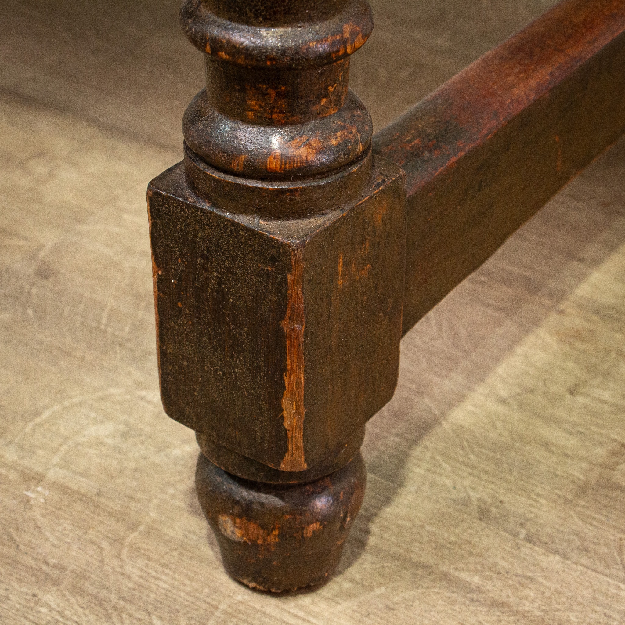Early 19th Century Pine Tavern Table