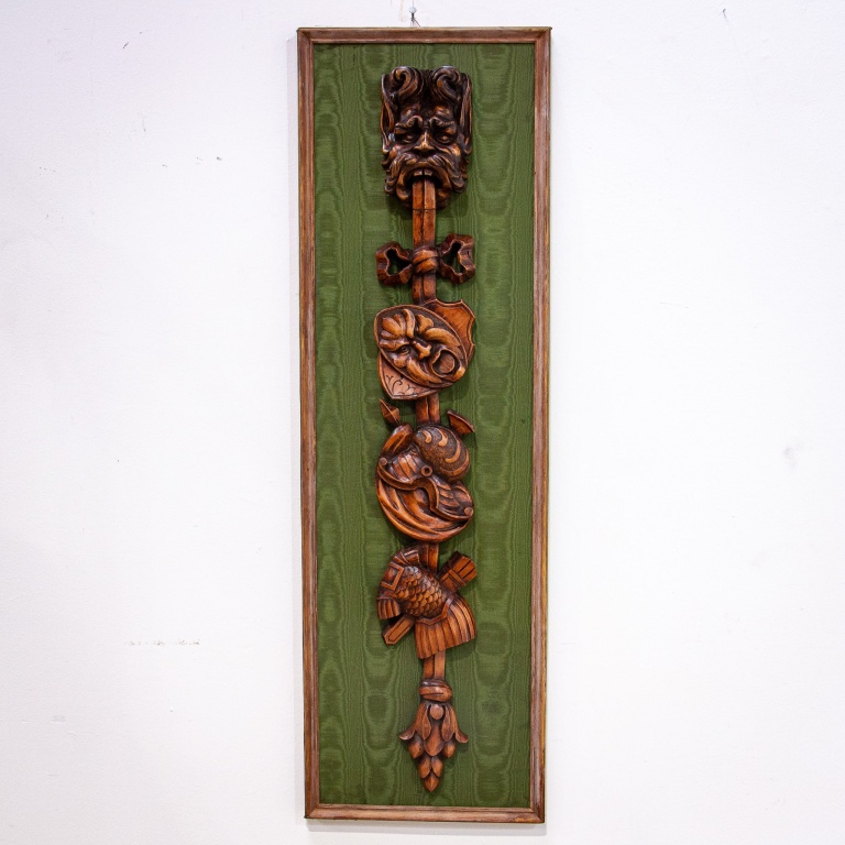Carved Boxwood Applique in Style of Andrea Brustolon