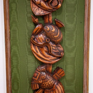 Carved Boxwood Applique in Style of Andrea Brustolon