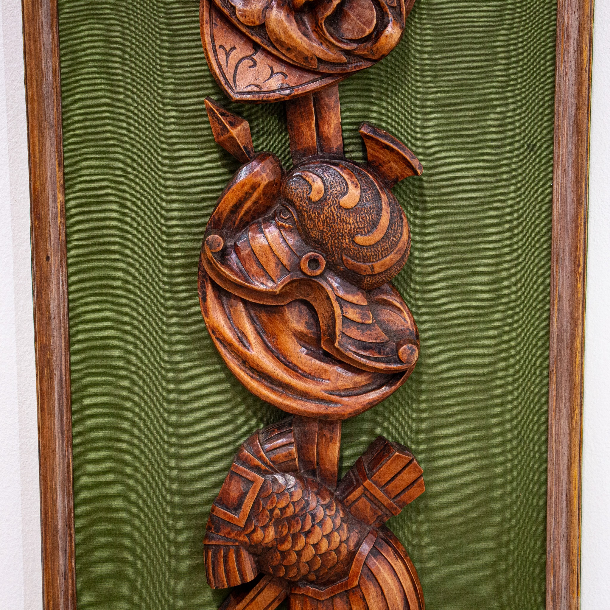 Carved Boxwood Applique in Style of Andrea Brustolon