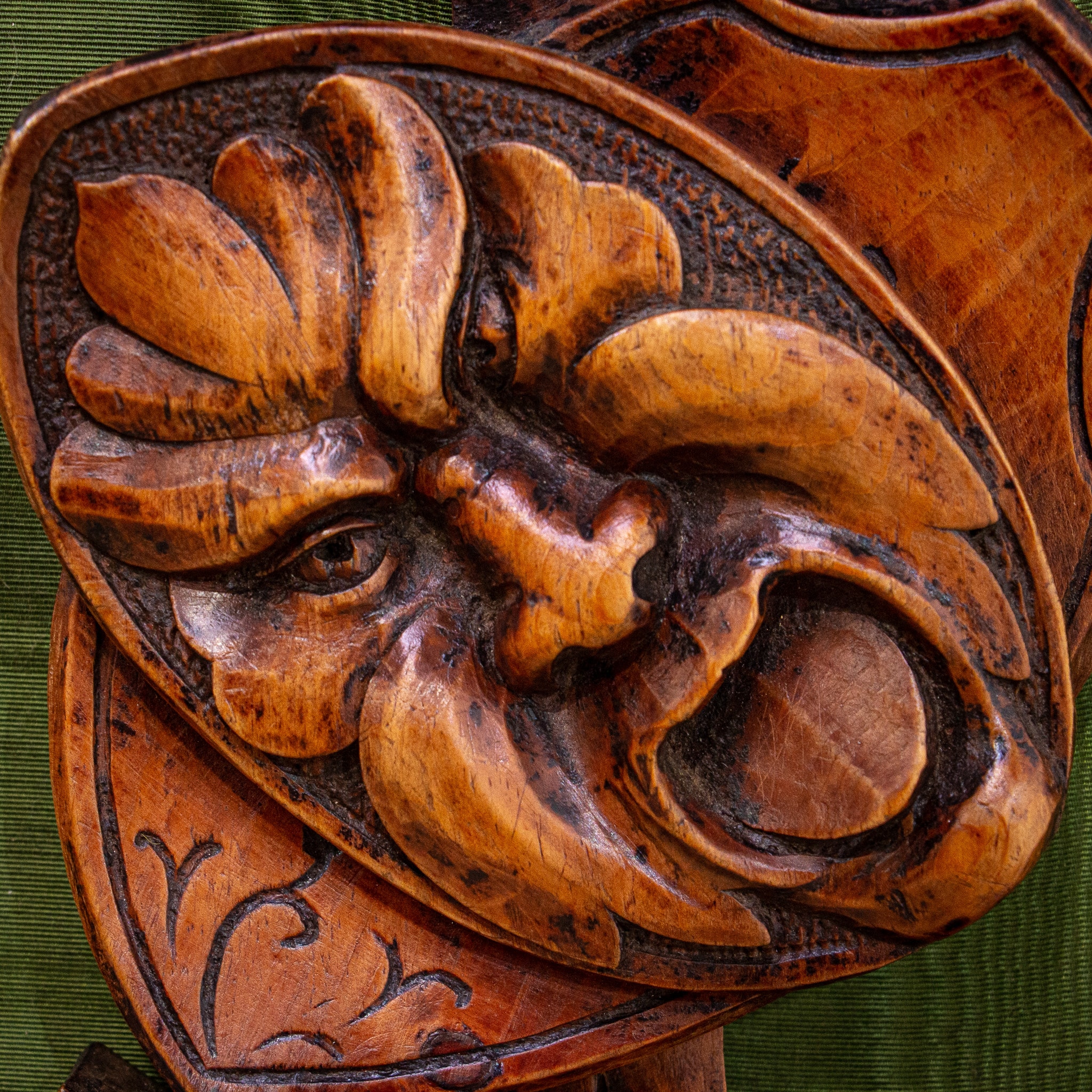 Carved Boxwood Applique in Style of Andrea Brustolon