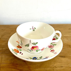 Rare Georgian Hand Painted Six Piece Tea Set C1830