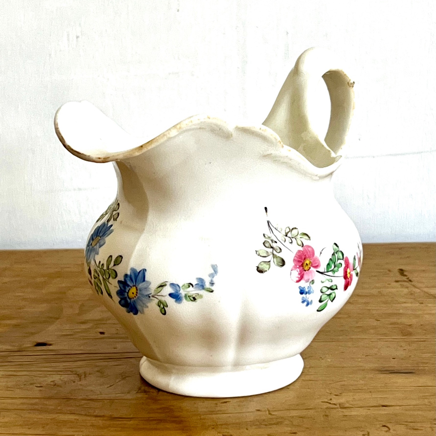 Rare Georgian Hand Painted Six Piece Tea Set C1830
