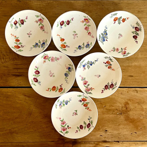 Rare Georgian Hand Painted Six Piece Tea Set C1830