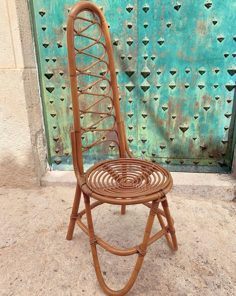 Vintage Rattan Chairs By Dirk Van Sliedrecht For Rohe Noordwolde, 1960s