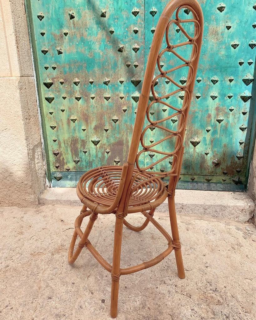 Vintage Rattan Chairs By Dirk Van Sliedrecht For Rohe Noordwolde, 1960s