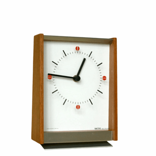 Smiths Sectronic Wooden Mantel Clock - 1970s - Vintage - Rare