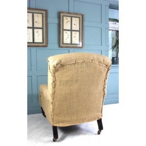 Antique Victorian Armchair Maple & Co for Upholstery
