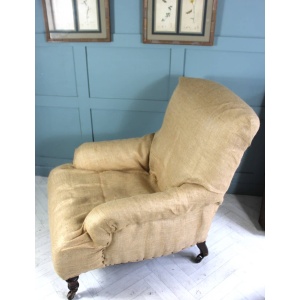 Antique Victorian Armchair Maple & Co for Upholstery