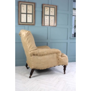 Antique Victorian Armchair Maple & Co for Upholstery