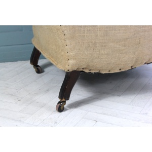 Antique Victorian Armchair Maple & Co for Upholstery