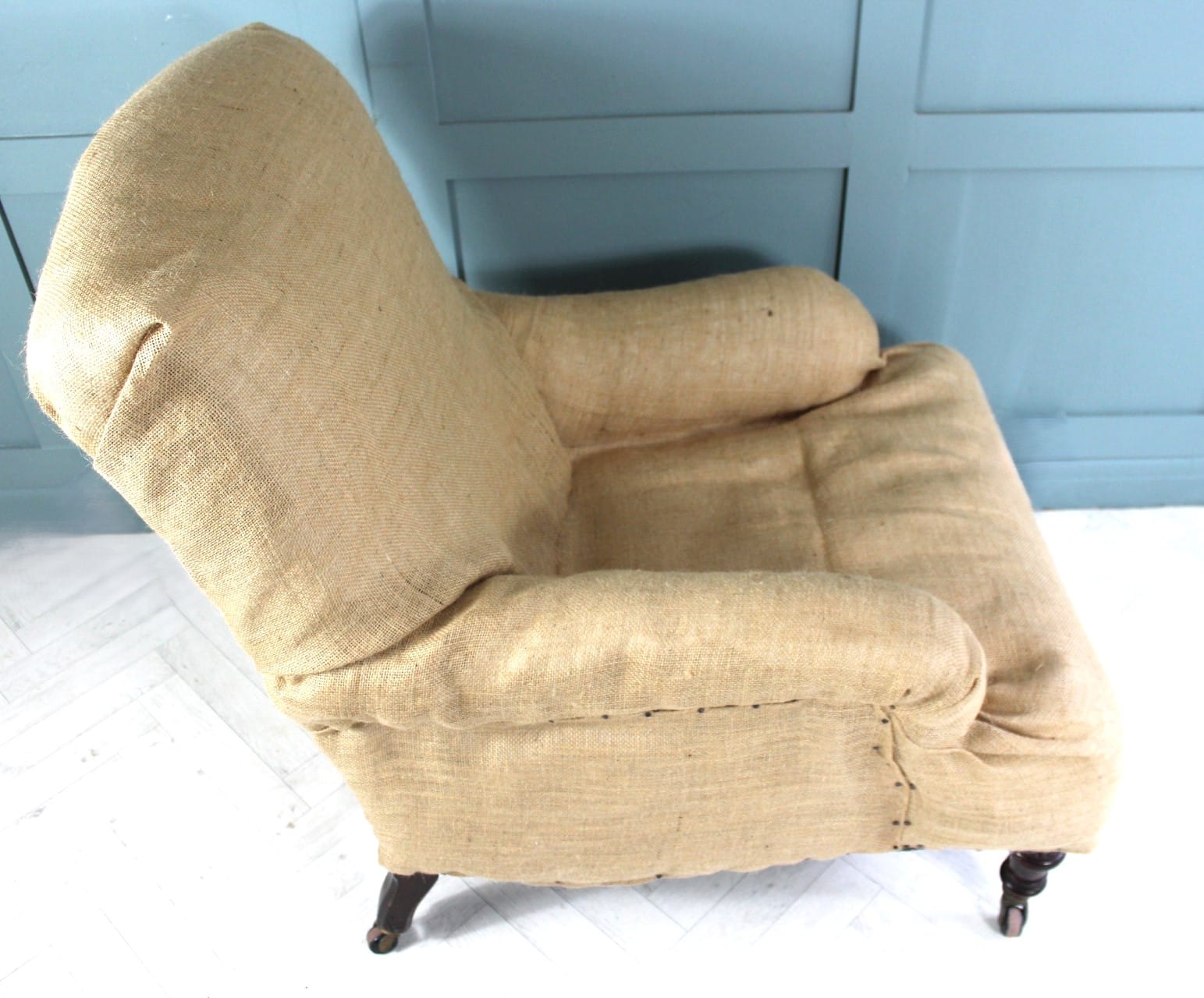 Antique Victorian Armchair Maple & Co for Upholstery