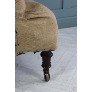Antique Victorian Armchair Maple & Co for Upholstery