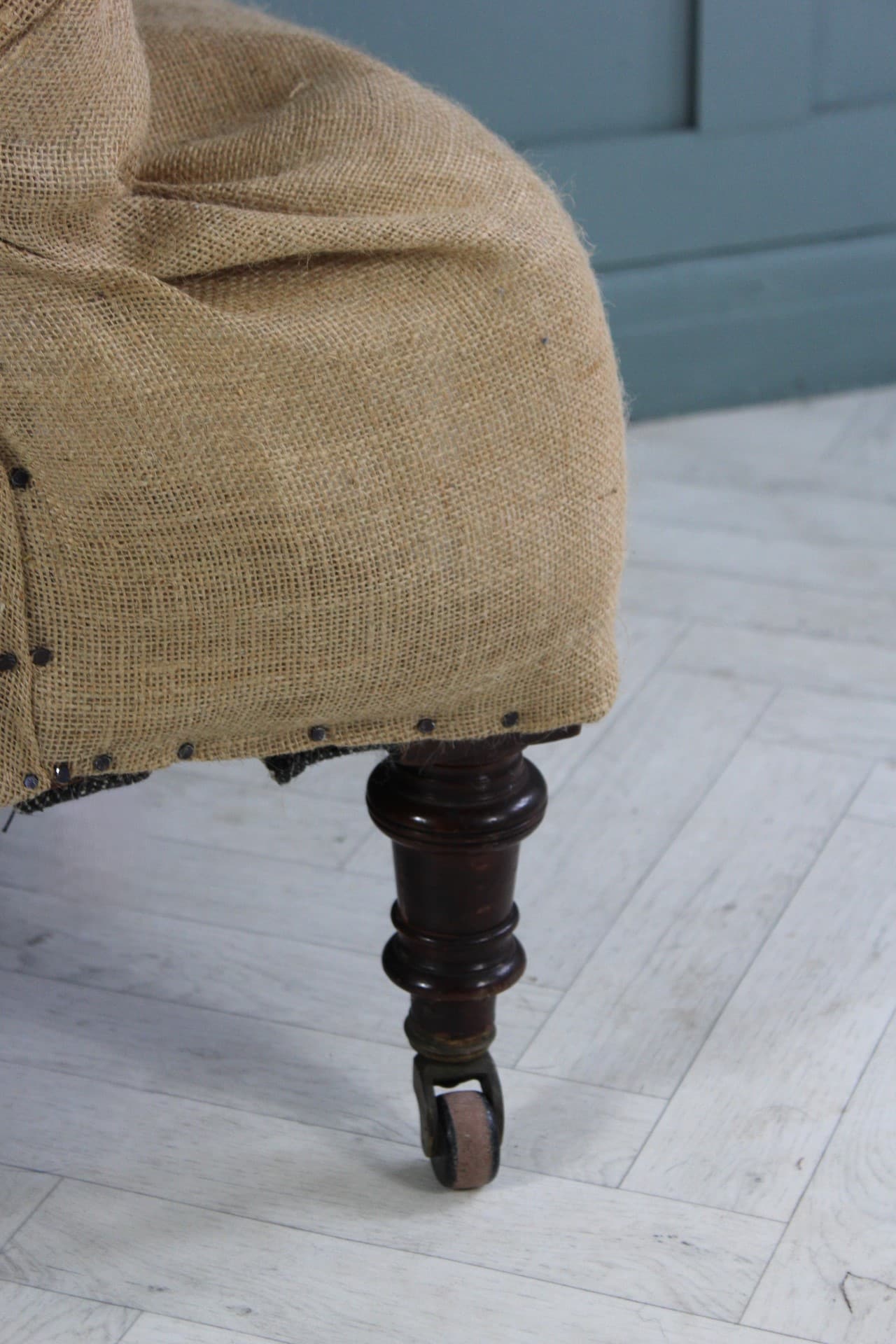 Antique Victorian Armchair Maple & Co for Upholstery