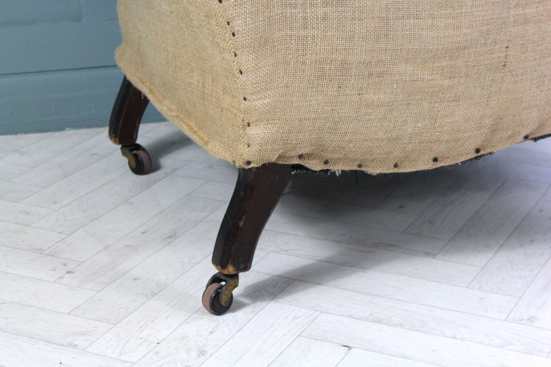 Antique Victorian Armchair Maple & Co for Upholstery