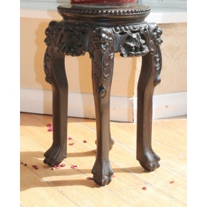 Antique Chinese Hardwood Jardiniere Stand