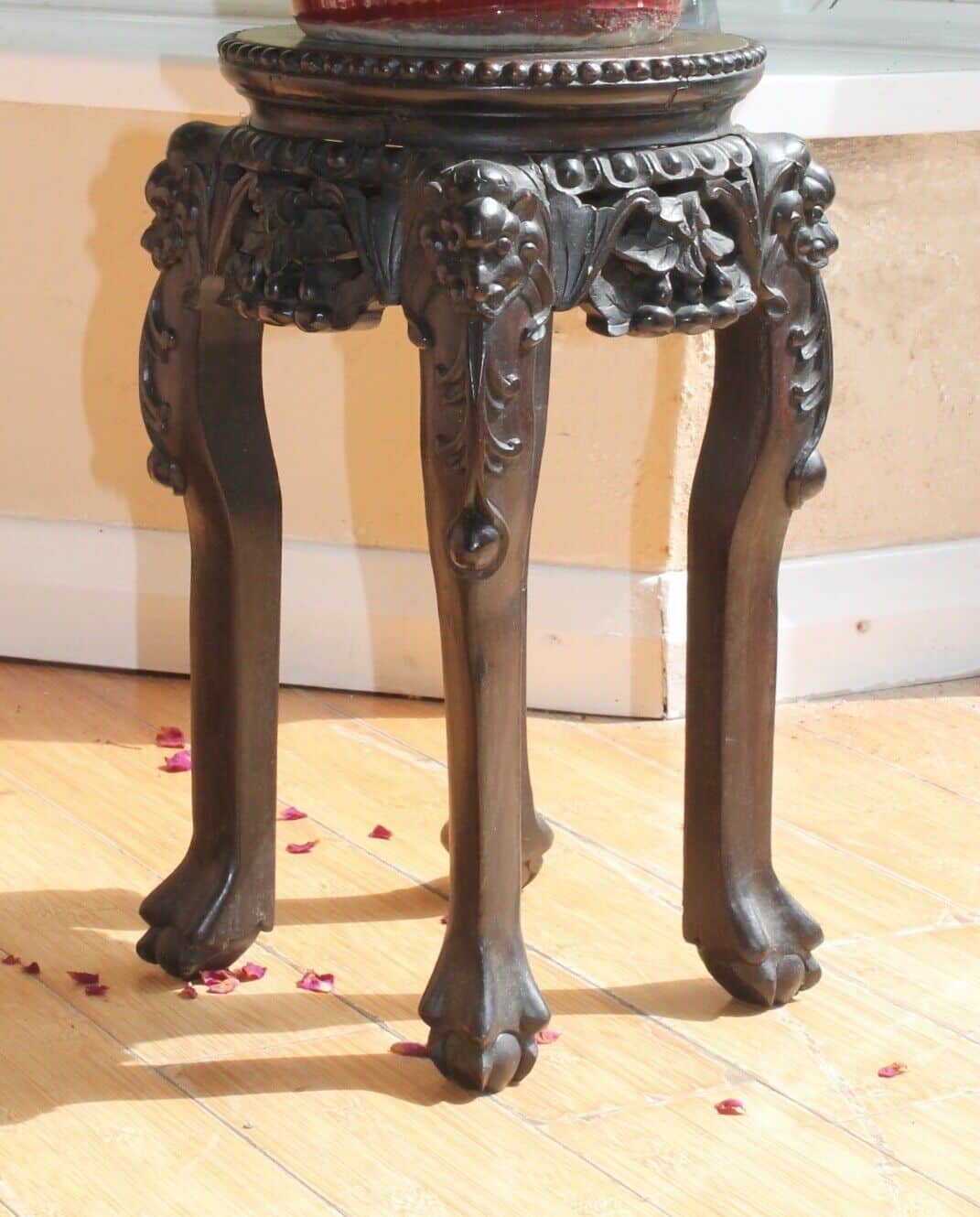 Antique Chinese Hardwood Jardiniere Stand
