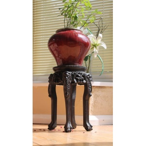 Antique Chinese Hardwood Jardiniere Stand