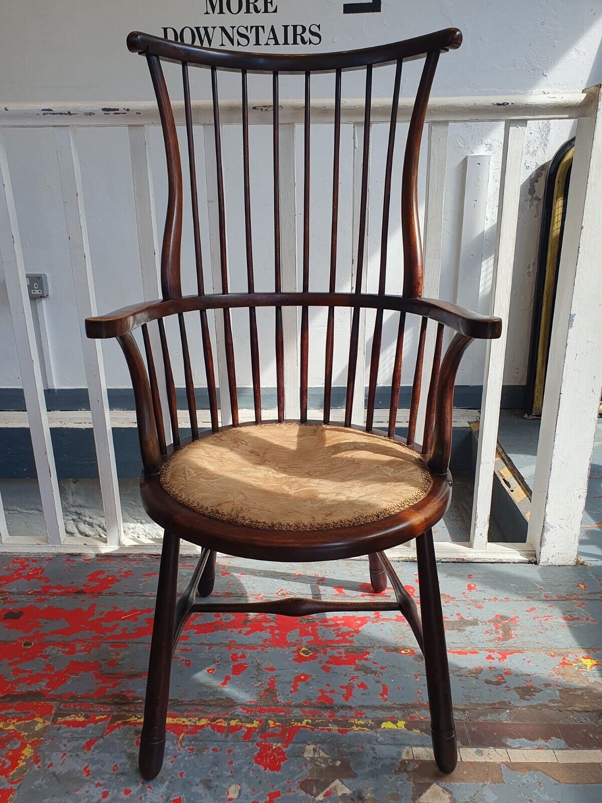 Antique Early 20th Century Arts & Crafts Open Armchair. Liberty & Co/Interiors.
