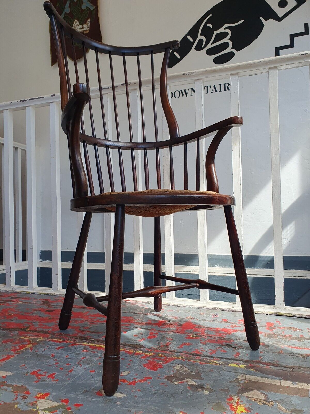 Antique Early 20th Century Arts & Crafts Open Armchair. Liberty & Co/Interiors.