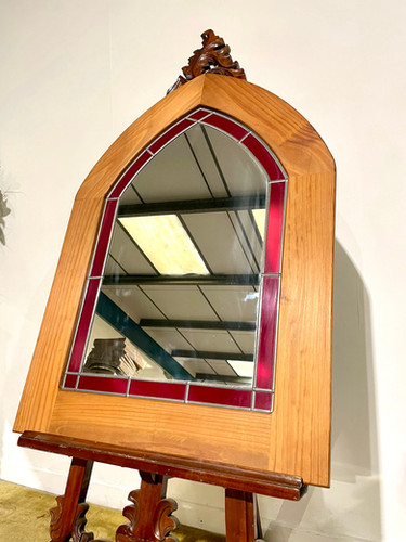 Contemporary Arch Topped Mirror