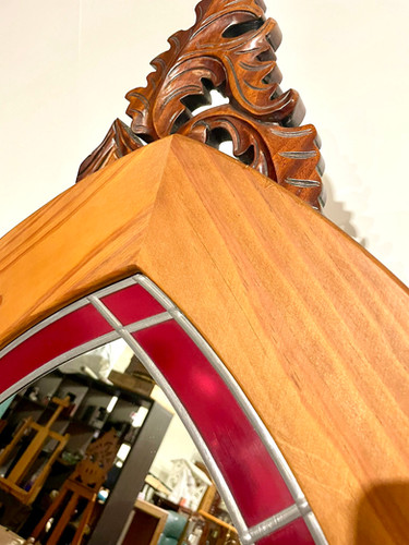 Contemporary Arch Topped Mirror