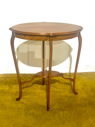 Edwardian Oak Occasional Table