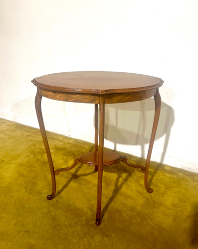 Edwardian Oak Occasional Table