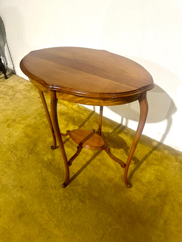 Edwardian Oak Occasional Table
