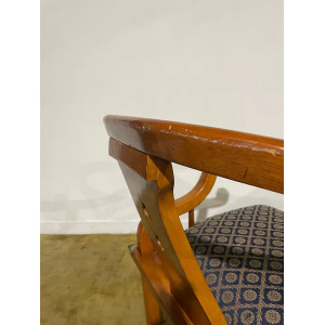 Reproduction Chinese Style Brass Bound Armchair