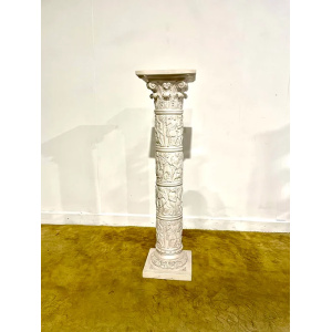 Composite Pedestal Decorated With Grecian Working Scenes