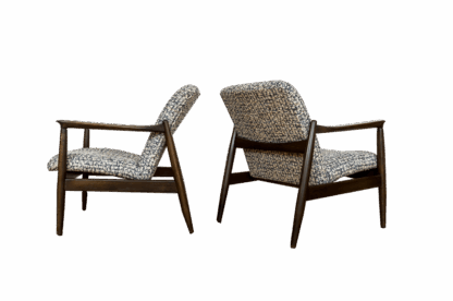 Pair Of “Gfm 64” Armchairs By Edmund Homa, Poland, 1960s