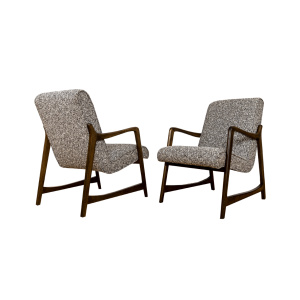 Pair Of Armchairs Designed by Barbara Fendrych Weclawska, Poland, 1960s