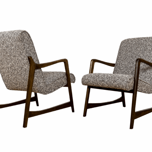 Pair Of Armchairs Designed by Barbara Fendrych Weclawska, Poland, 1960s