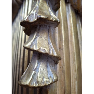 Late 19th Century Hand Carved Gilt Wood Plinth/Display Stand. Antique/Lamp Table